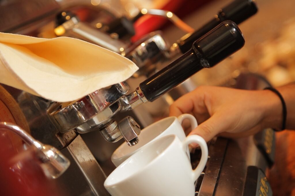 Coffee being served at an event